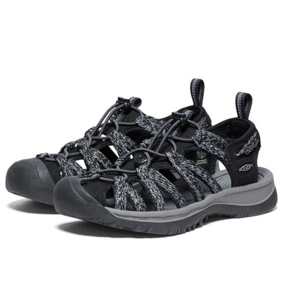 Keen Newport H2 Hiking Sandals – Black/Gray, Men’s 10 / Women’s 12 (Pre-Loved) - Picture 1 of 8